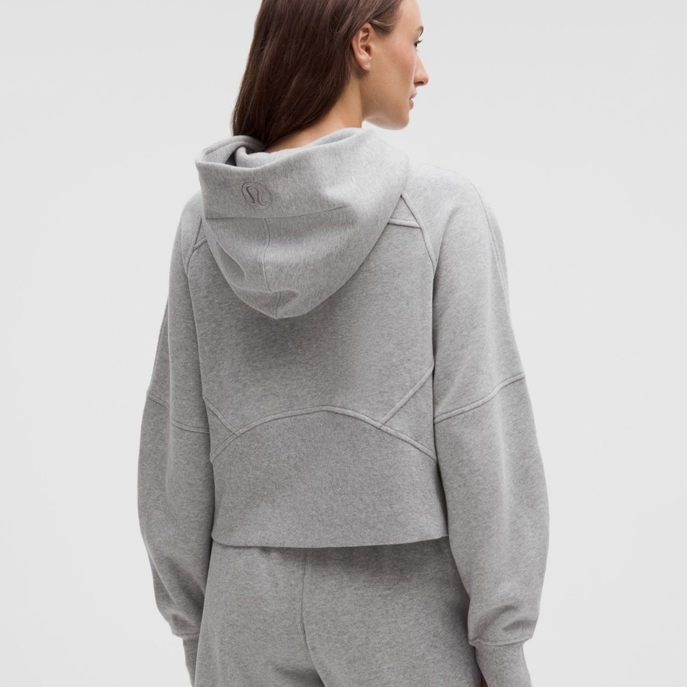 Lululemon Athletica Charcoal Scuba Half-Zip-Up Hoodie S/XS - Picture 6 of 6